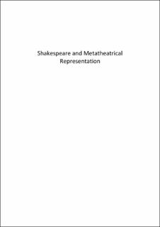 metatheatre in shakespeare
